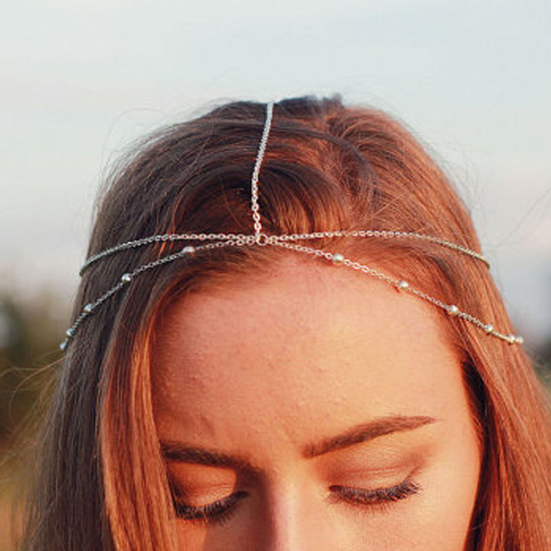 Rhinestone Head Chain Jewelry