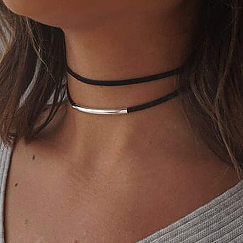 Boho Double Layer Choker Necklaces