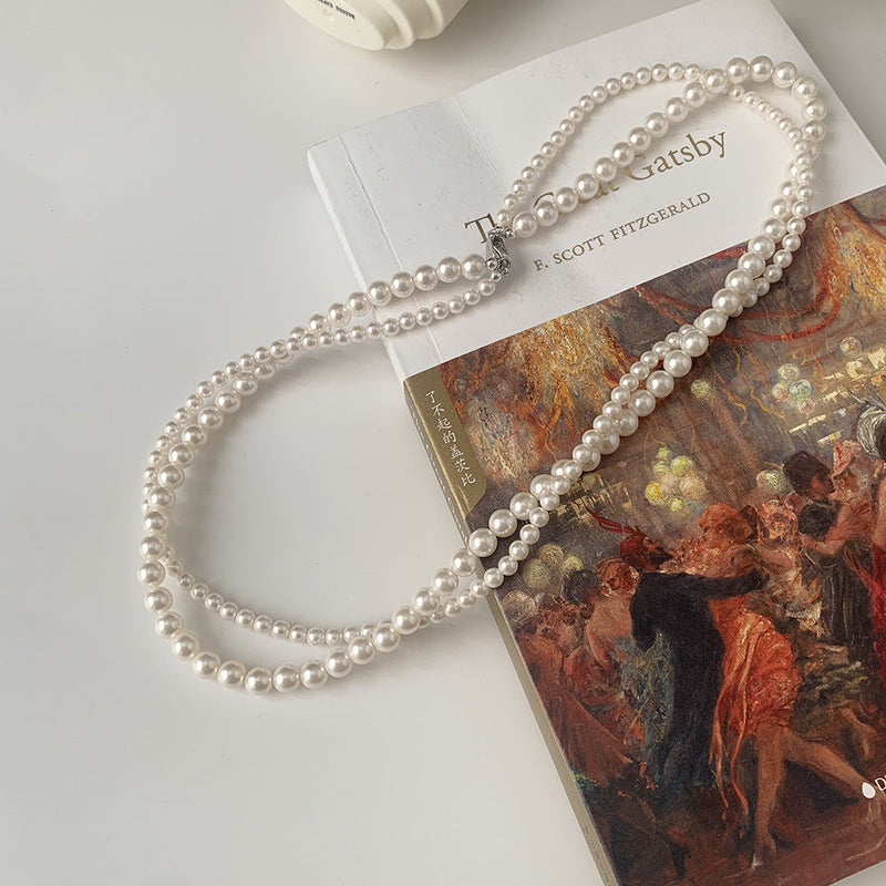 Twist Pearl Choker Necklace Fashion Jewelry