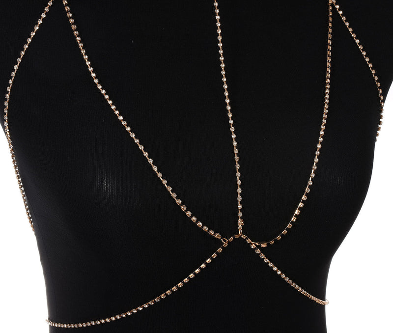 Multilayer Bikini Waist Chain Exaggerated Tassel Body Chain