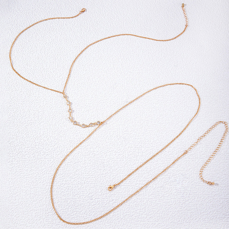 Rhinestone Women Body Chain