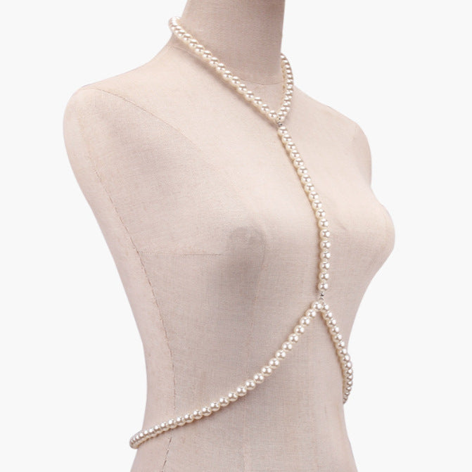 Pearl Belly Chain Body Jewelry