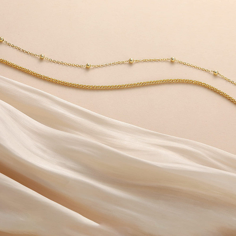 Multi Layer Anklet Fashion Gold Ankle Jewelry