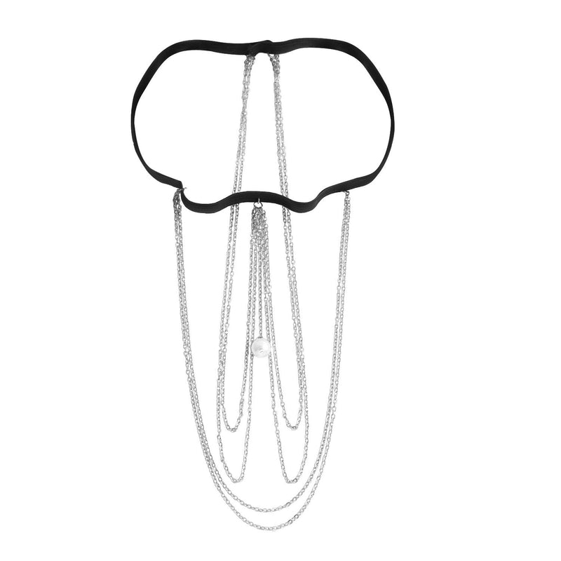 Sexy Casual Beach Pearl Leg Ring Body Chain