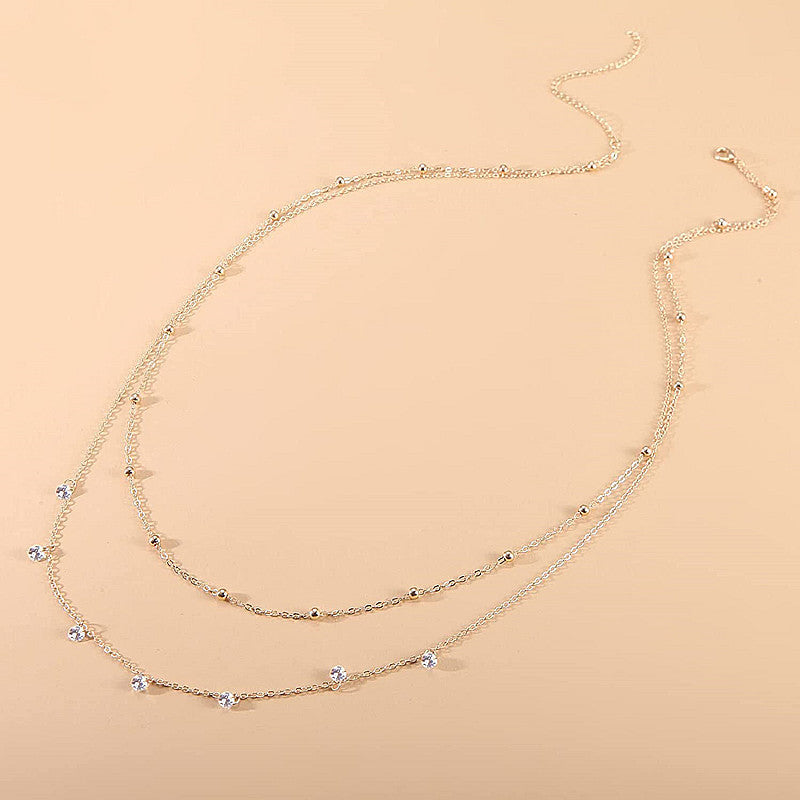 Boho Rhinestone Body Chains Bikini Belly Chain