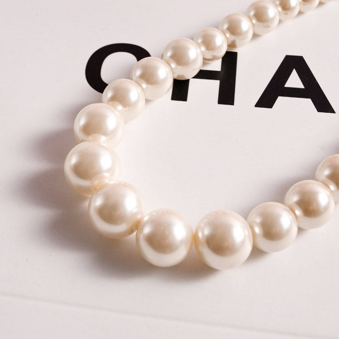 Simple Imitation Pearl Choker Necklace for Women
