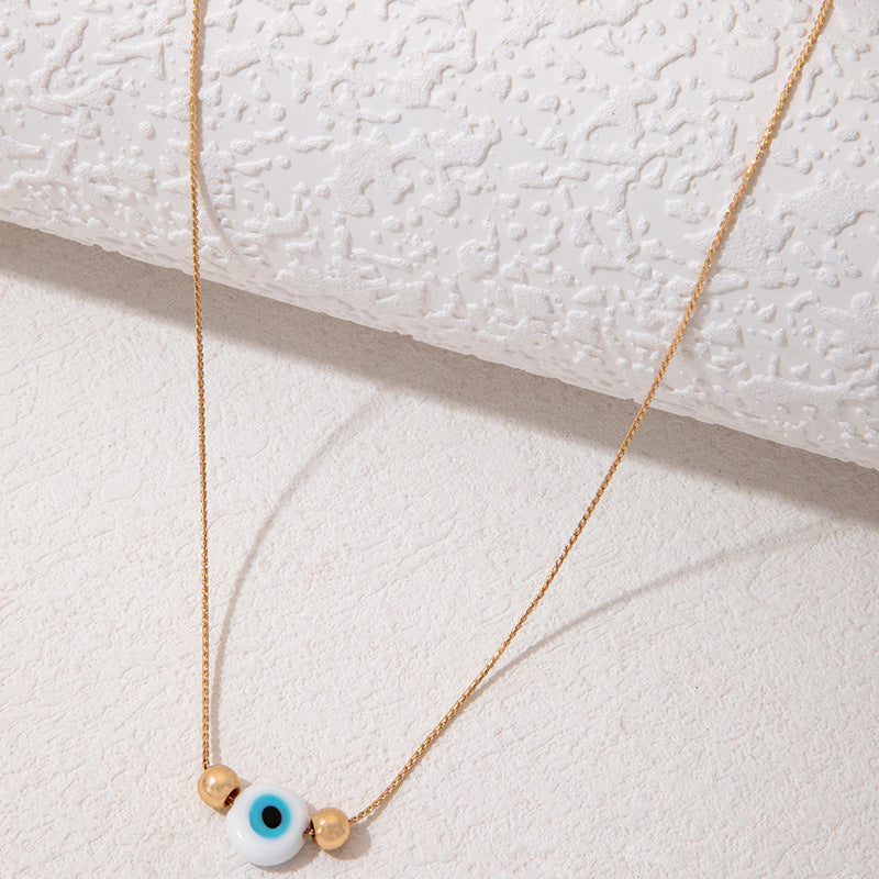 Evil Eye Charm Choker Necklace