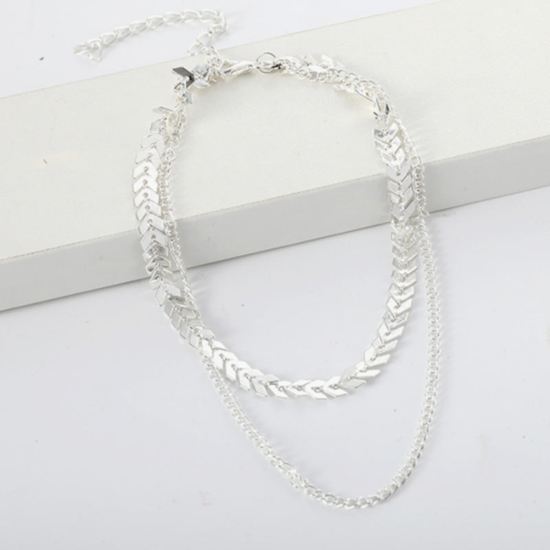 Wheat Link Chain Necklace