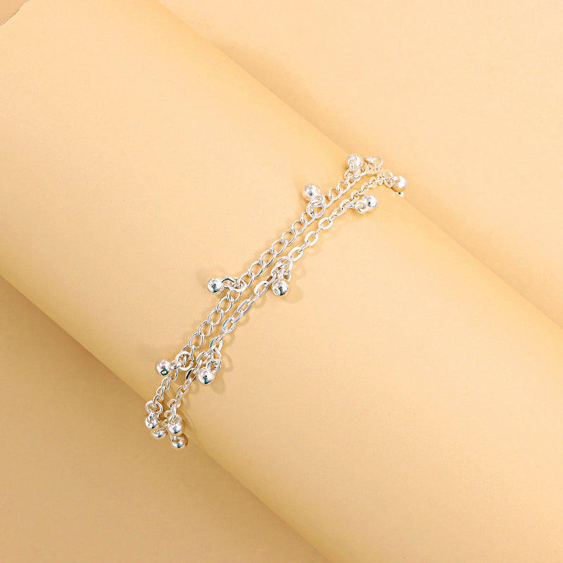 Ball Bead Chain Foot Bracelet