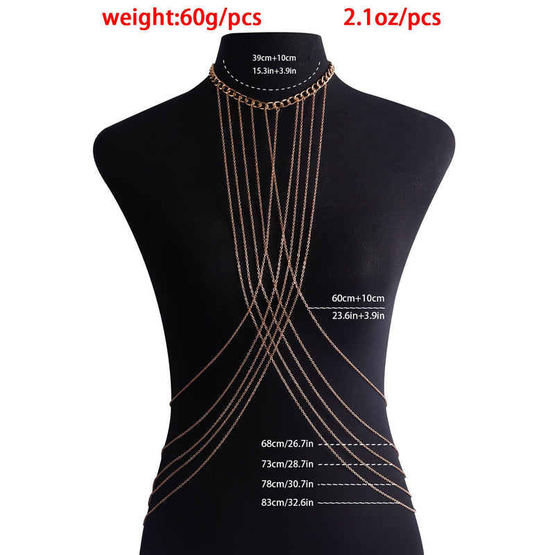 Multi-layer Tassel Chain Waist Chain for Women