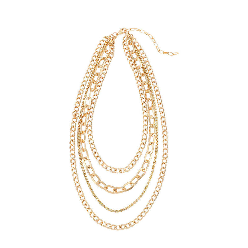 Fashion Gold Long Chain Necklace for Women Wholesale