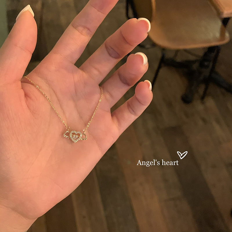 Simple Trendy Necklace Angel Wings