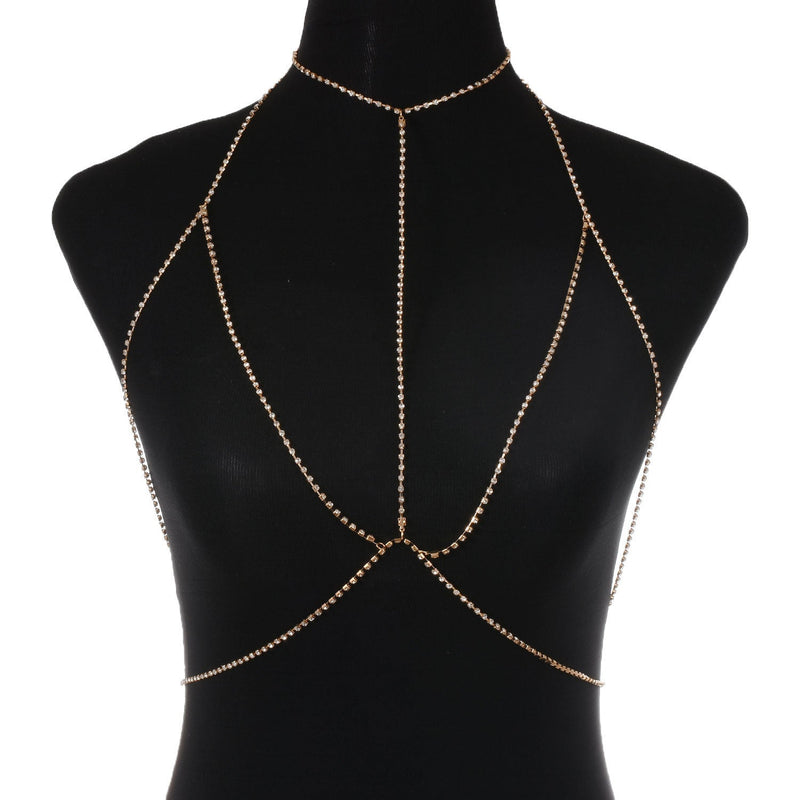 Multilayer Bikini Waist Chain Exaggerated Tassel Body Chain