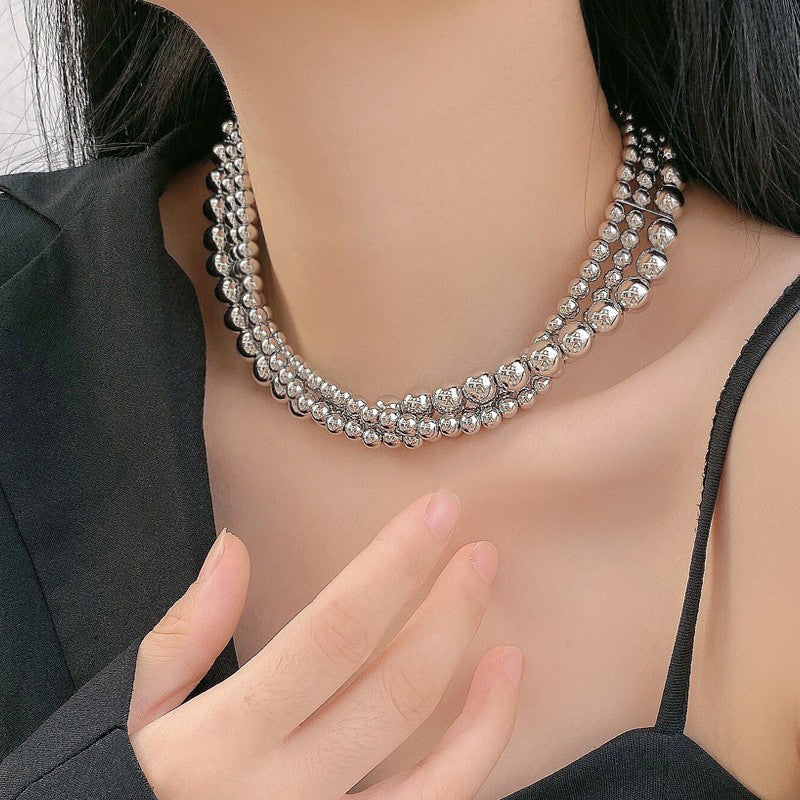 CCB Bead Chain Necklace Women