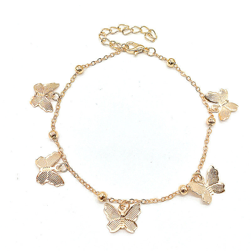 Butterfly Charm Anklets Jewelry