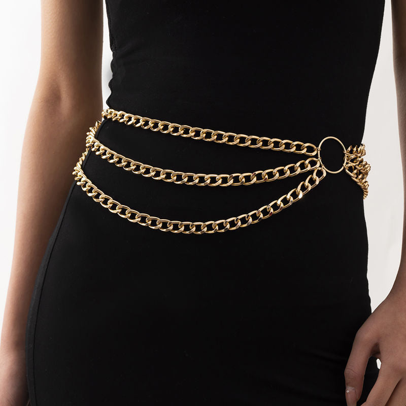 Layered Waist Chains Jewelry Sexy Shorts Belly Chain
