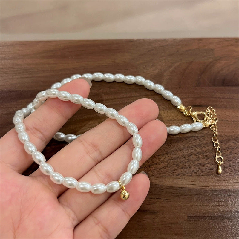 Elegant Baroque Pearl Choker Necklaces