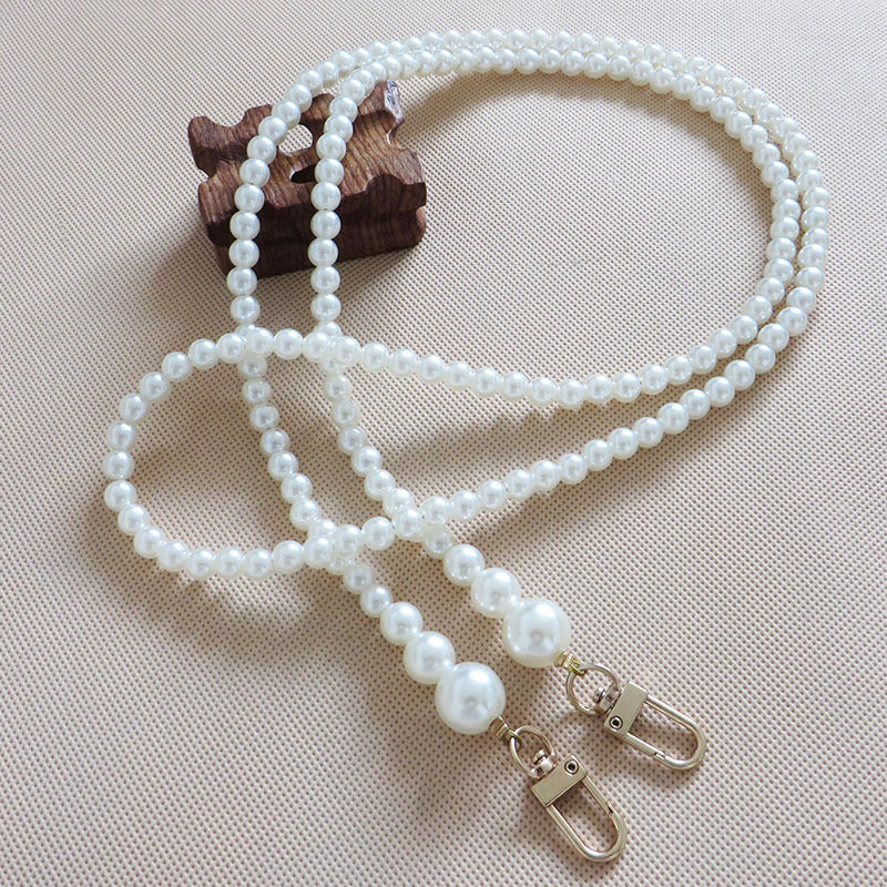 Cute Pearl Bag Chains Long Single-Shoulder Crossbody Straps