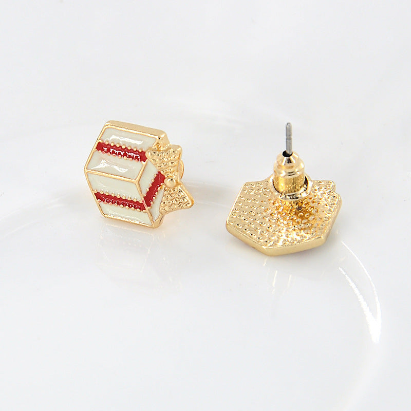 Christmas Gift Box Earring