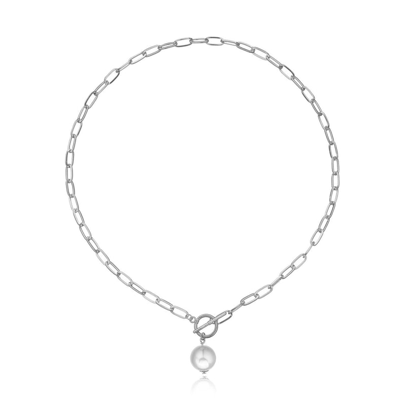 Baroque Pearl Pendant Choker Necklace