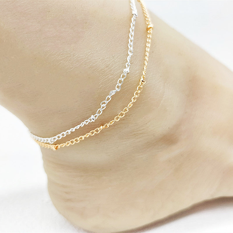 Women Bead Chain Anklets Bracelet