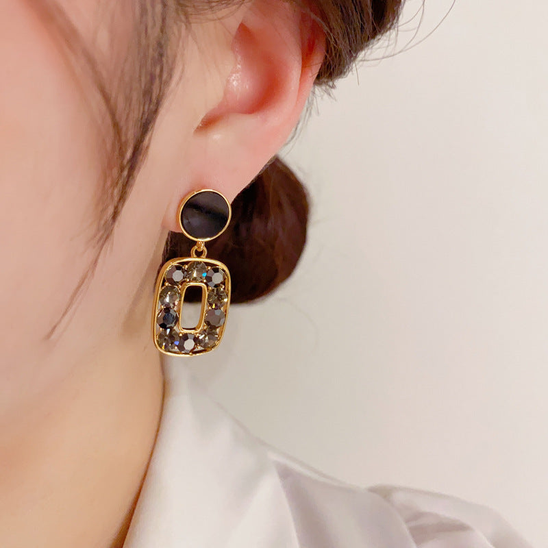 Vintage Retro Geometric Small Stud Earring