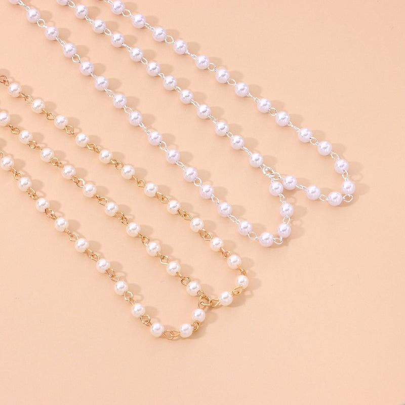 Bohemian Pearl Fashion Bridal Hair Chain