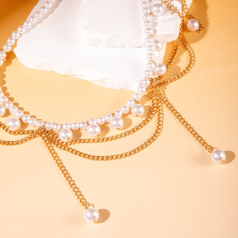 Multi Layer Belly Body Chain Bikini Metal Rave Body Waist Chain