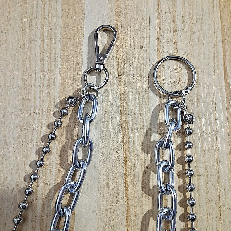 Multi-layer Metal Ring Lock Waist Chain Jewelry