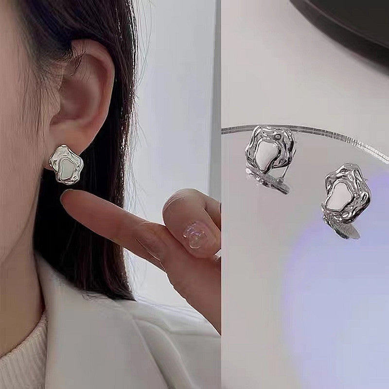 Irregular Geometric Stud Earrings