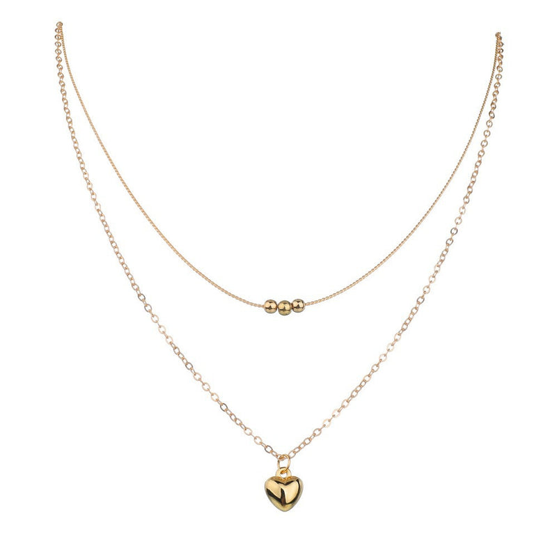 Heart Double Layer Necklace