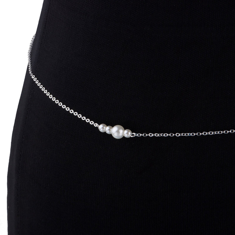 Plain Pearl Belly Chain