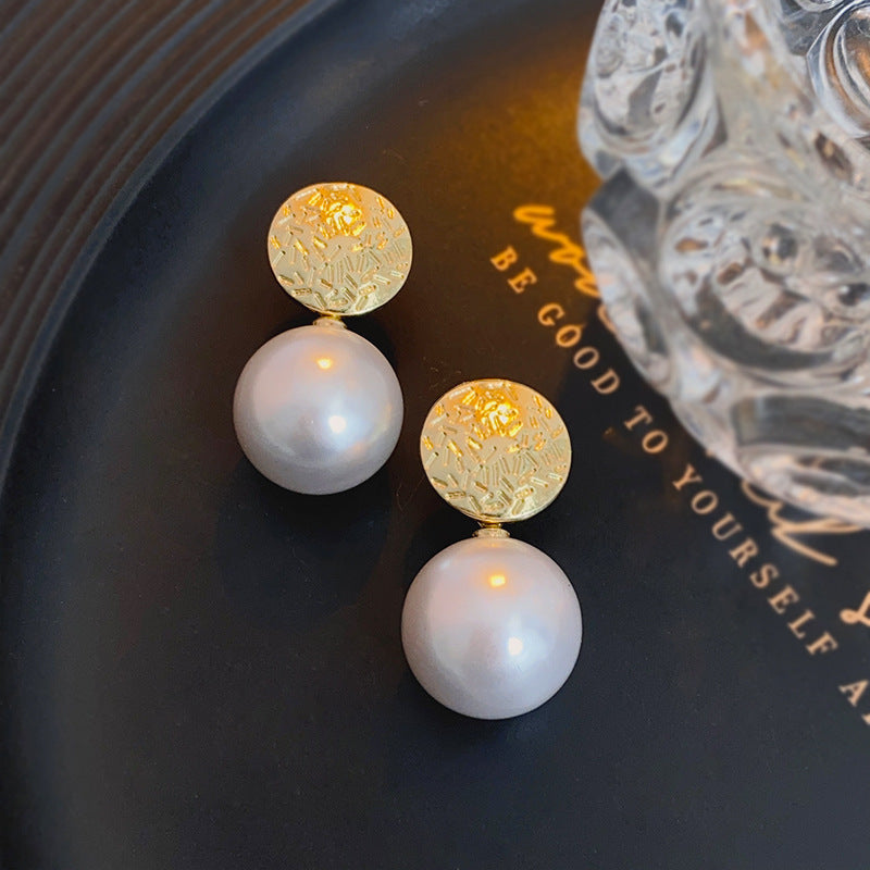 Vintage Geometric Baroque Pearl Tassel Earring