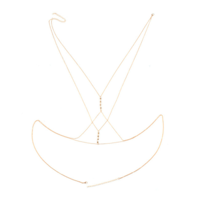 Sexy Geometric Multilayer Tassel Jewelry Body Chain