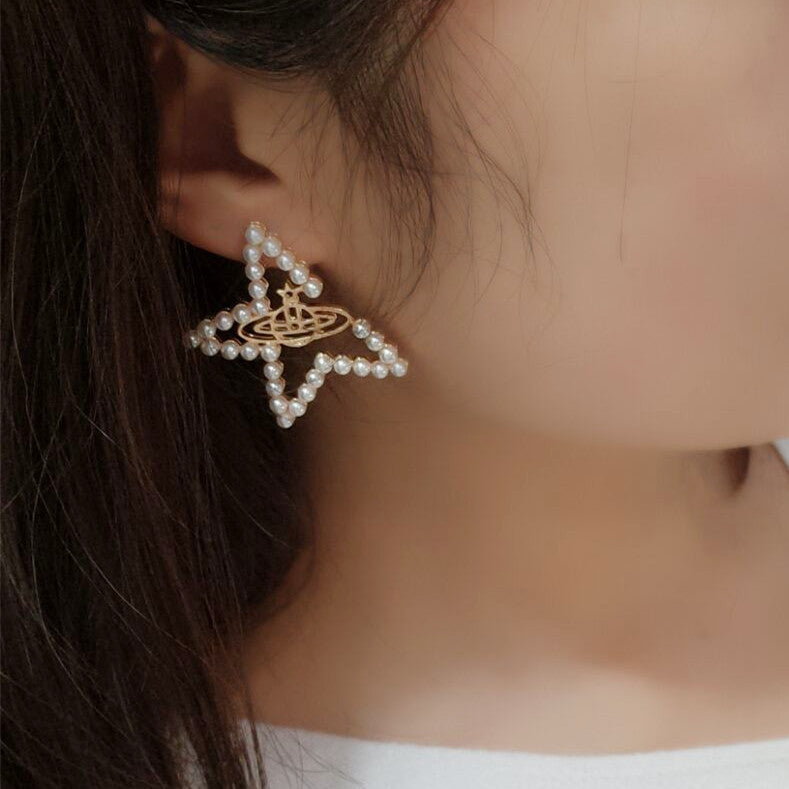 Star Pearl Earring