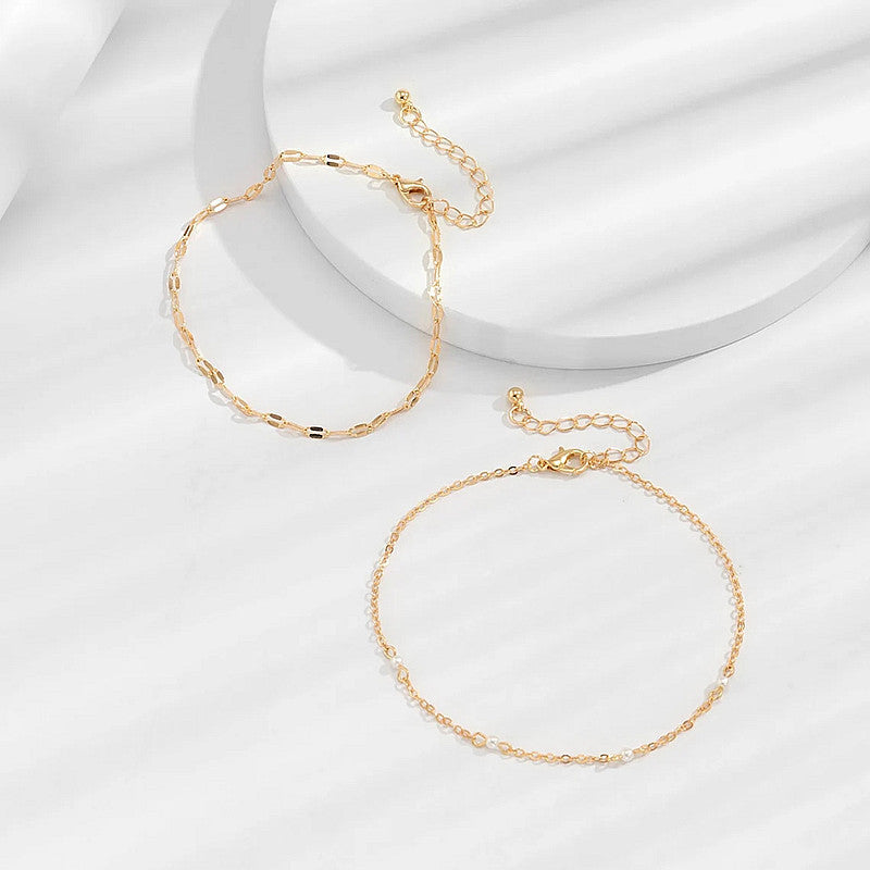 Summer Fashion Suit Anklet Bead Chain Anklet Jewelry