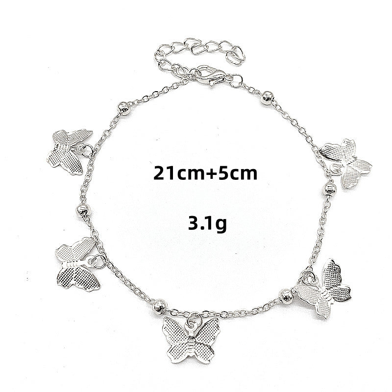 Butterfly Charm Anklets Jewelry