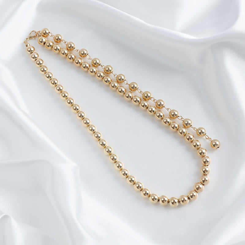 Ball Beads Necklace Choker Women