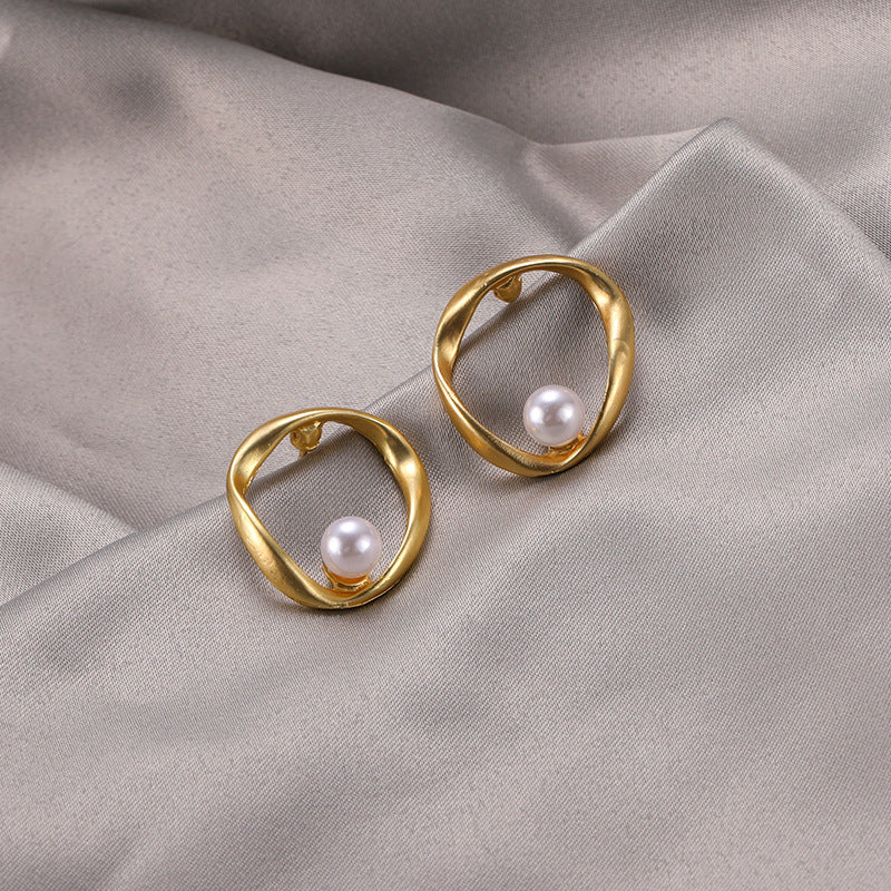 Circle Geometric Round Earrings for Women