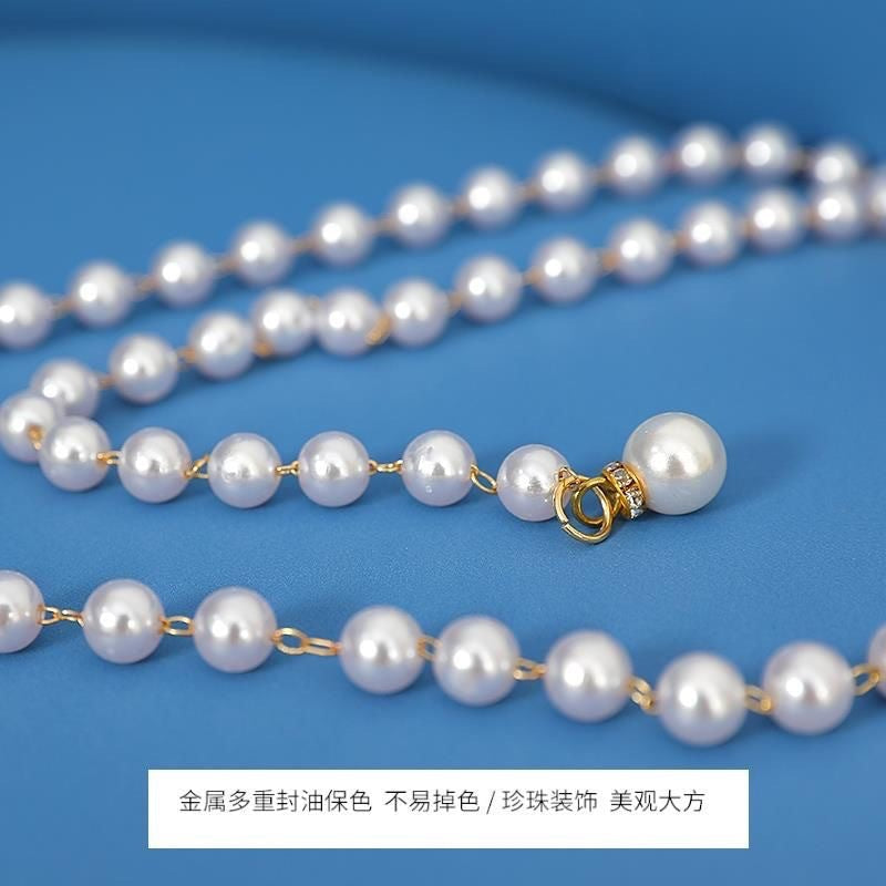 Pearl Waist Chain Elegant Baroque Pendant Waist Chain