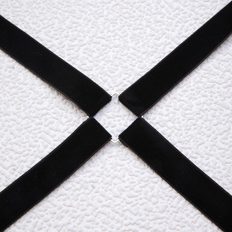 Gothic Sexy Square Round Cross Leg Loop for Women