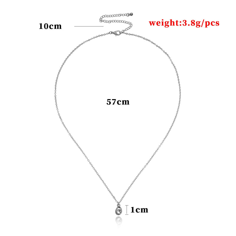 Solitaire Stone Pendant Necklace