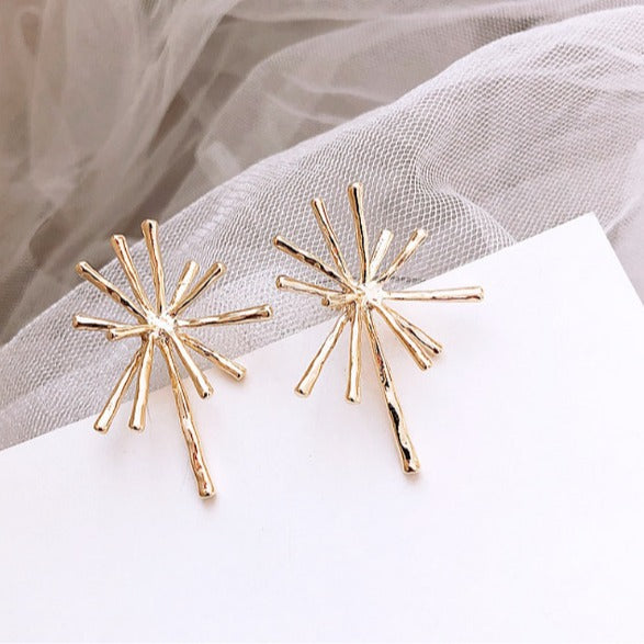 Irregular Fireworks Stud Earrings
