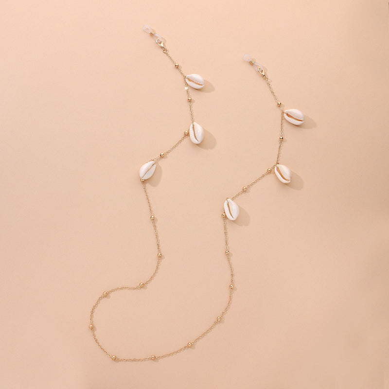 Shell Pendant Bead Chain Glasses Chain