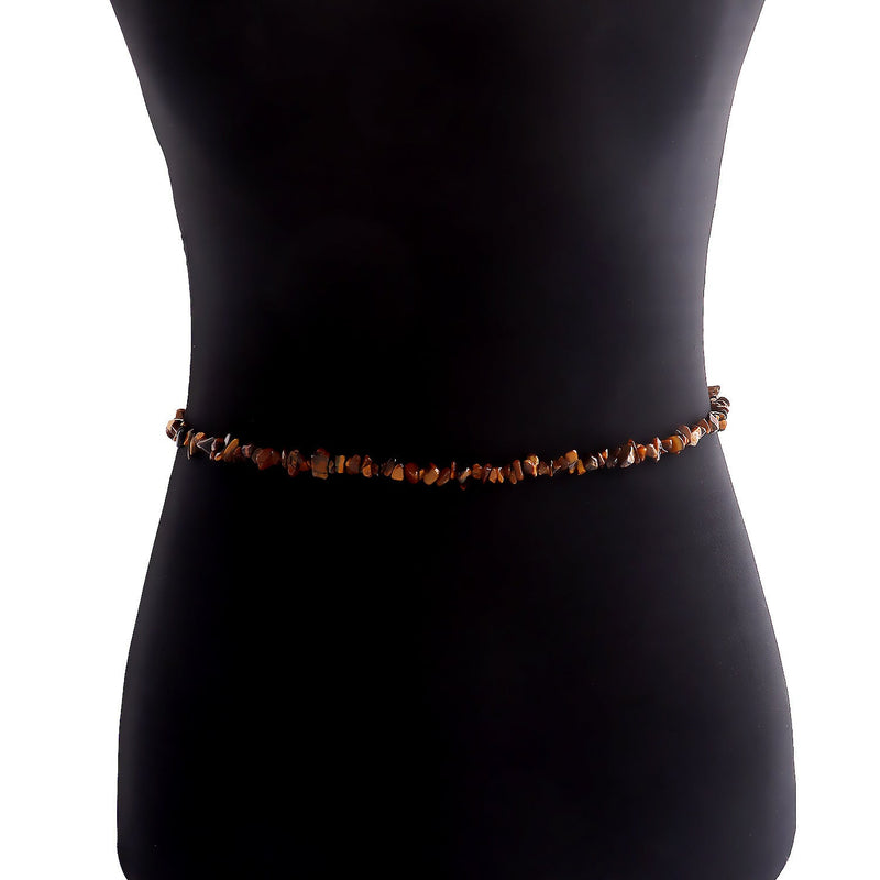 Bohemia Style Natural Stone Gravel Waist Chain