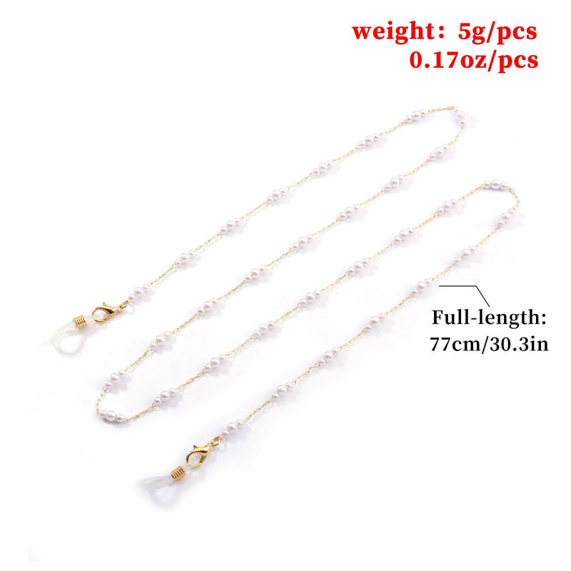 Sunglasses Chain Imitations Pearl Glasses Chain Holder