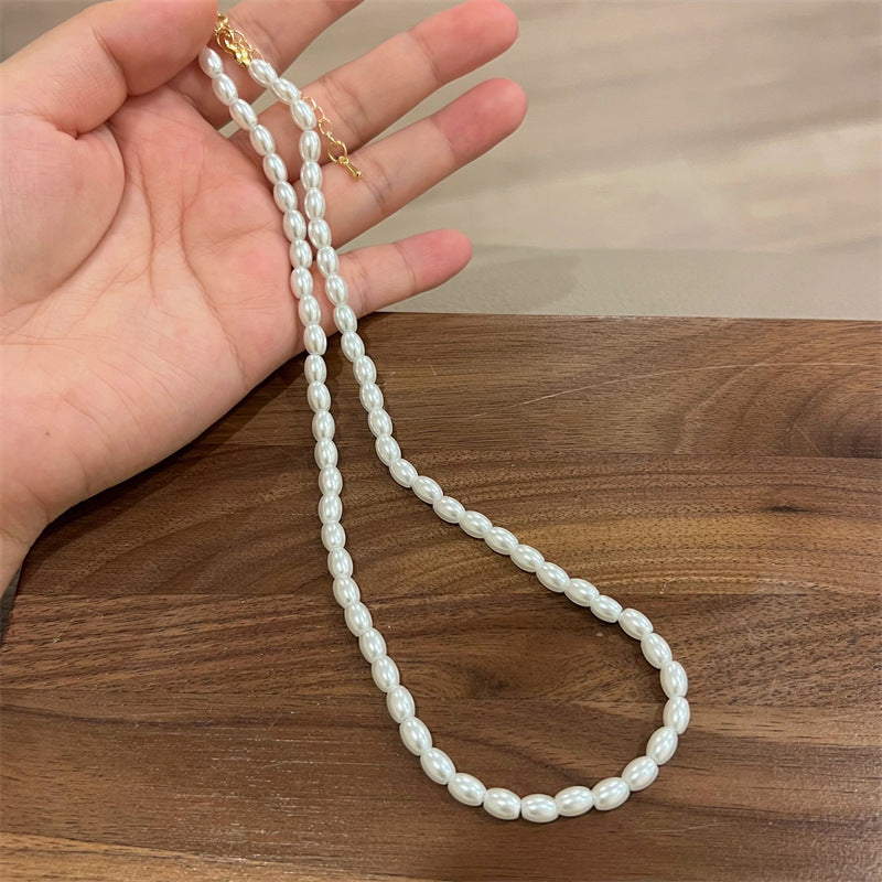 Elegant Baroque Pearl Choker Necklaces