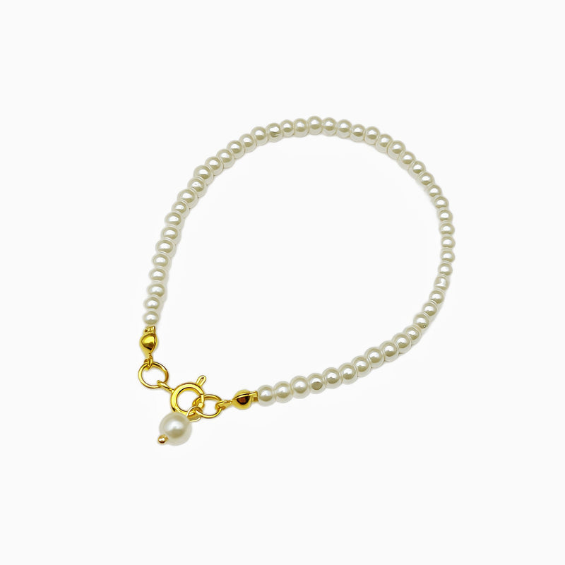 Glass Pearl Bracelet Woman Magnet Clasp