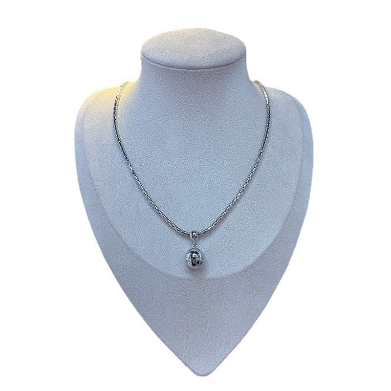 Volleyball Metal Ball Pendant Women Necklace