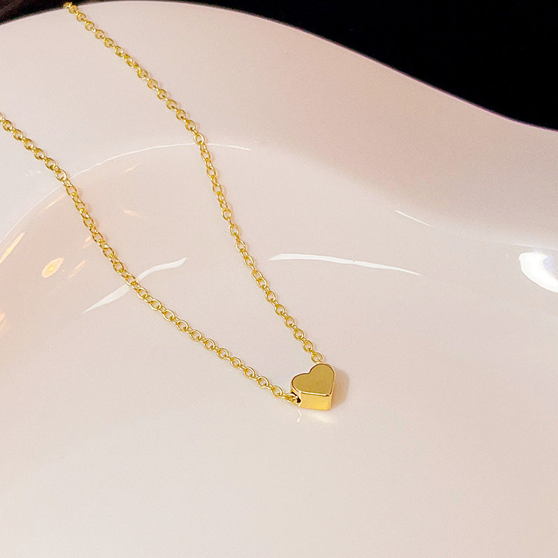 Crescent Shaped Pendant Necklace